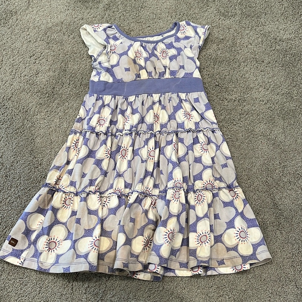 Tea Collection Lavender Floral Dress
